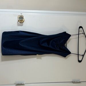 Elegant Navy Blue Dress